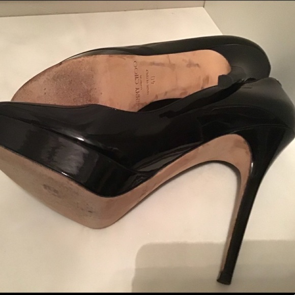 Jimmy Choo Black Patent leather Size 40 (9) - Picture 3 of 5